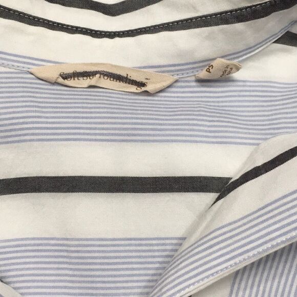 Soft Surroundings blue striped top. New - Picture 4 of 4